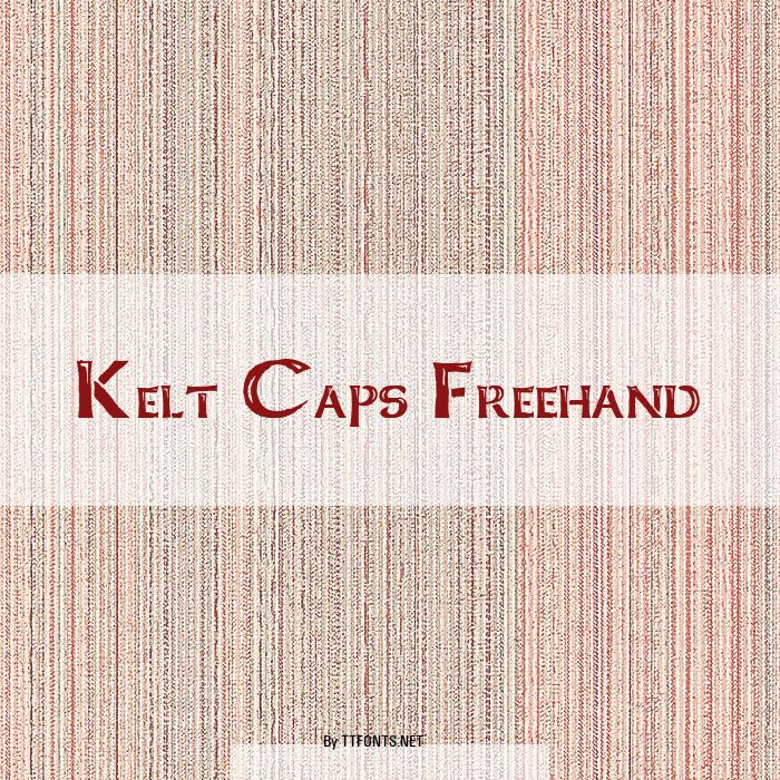 Kelt Caps Freehand example